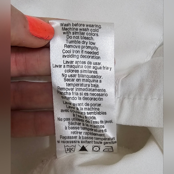 Code Happy Fit & Flare V-Neck Scrub Top, Womens Size Small - Picture 7 of 7